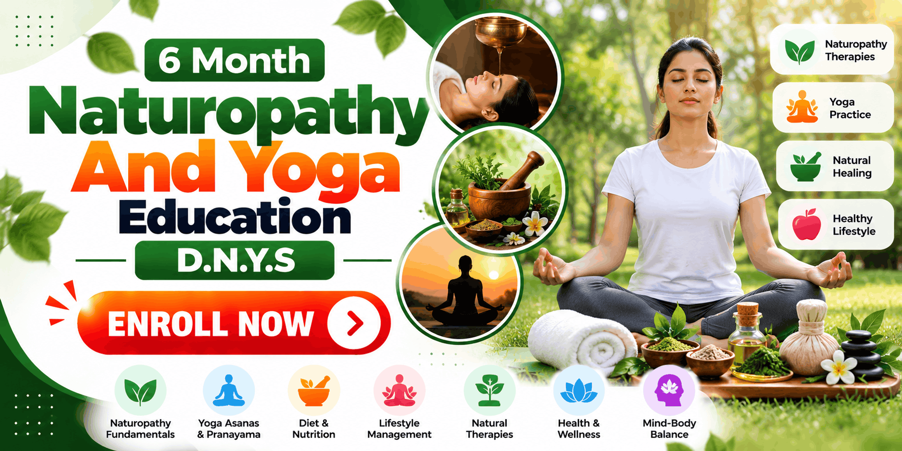DIPLOMA IN NATUROPATHY AND YOGIC SCIENCES