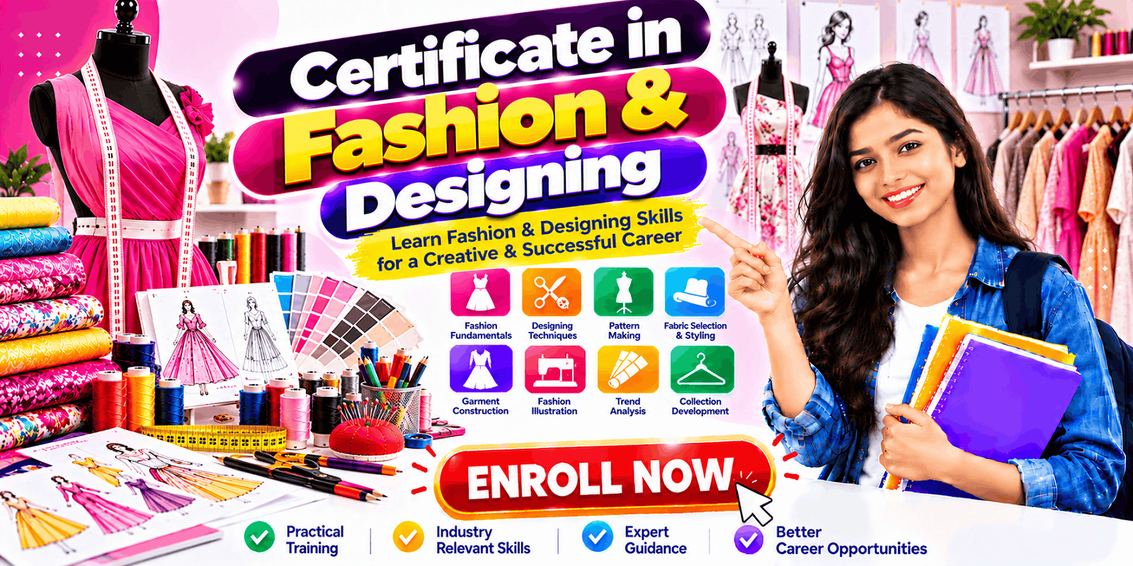 CERTIFICATE IN FASHION & DESIGNING