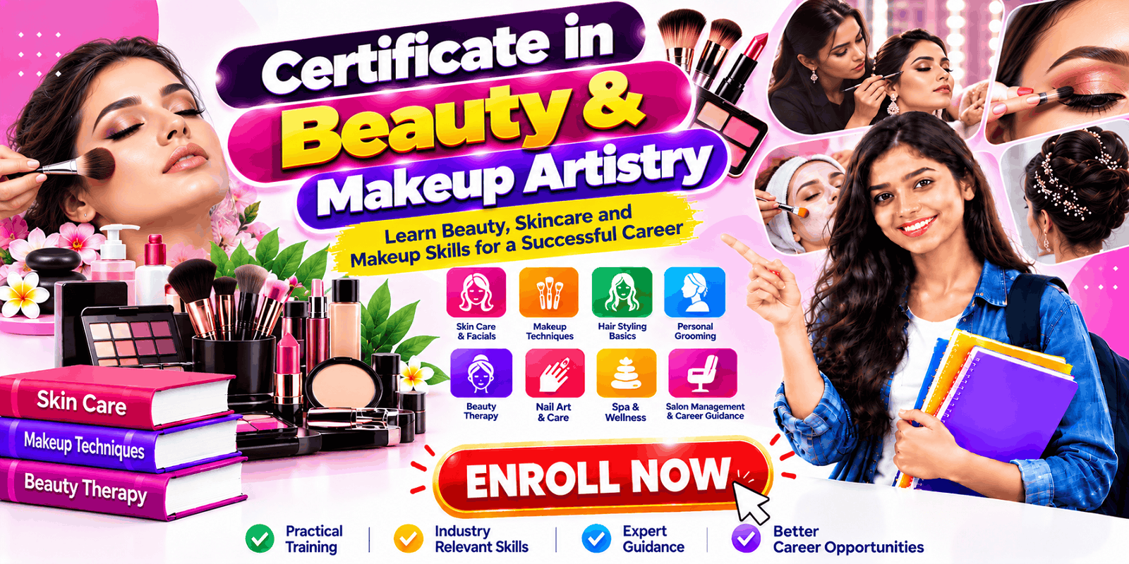 Certificate in Beauty  & Makeup Artistry