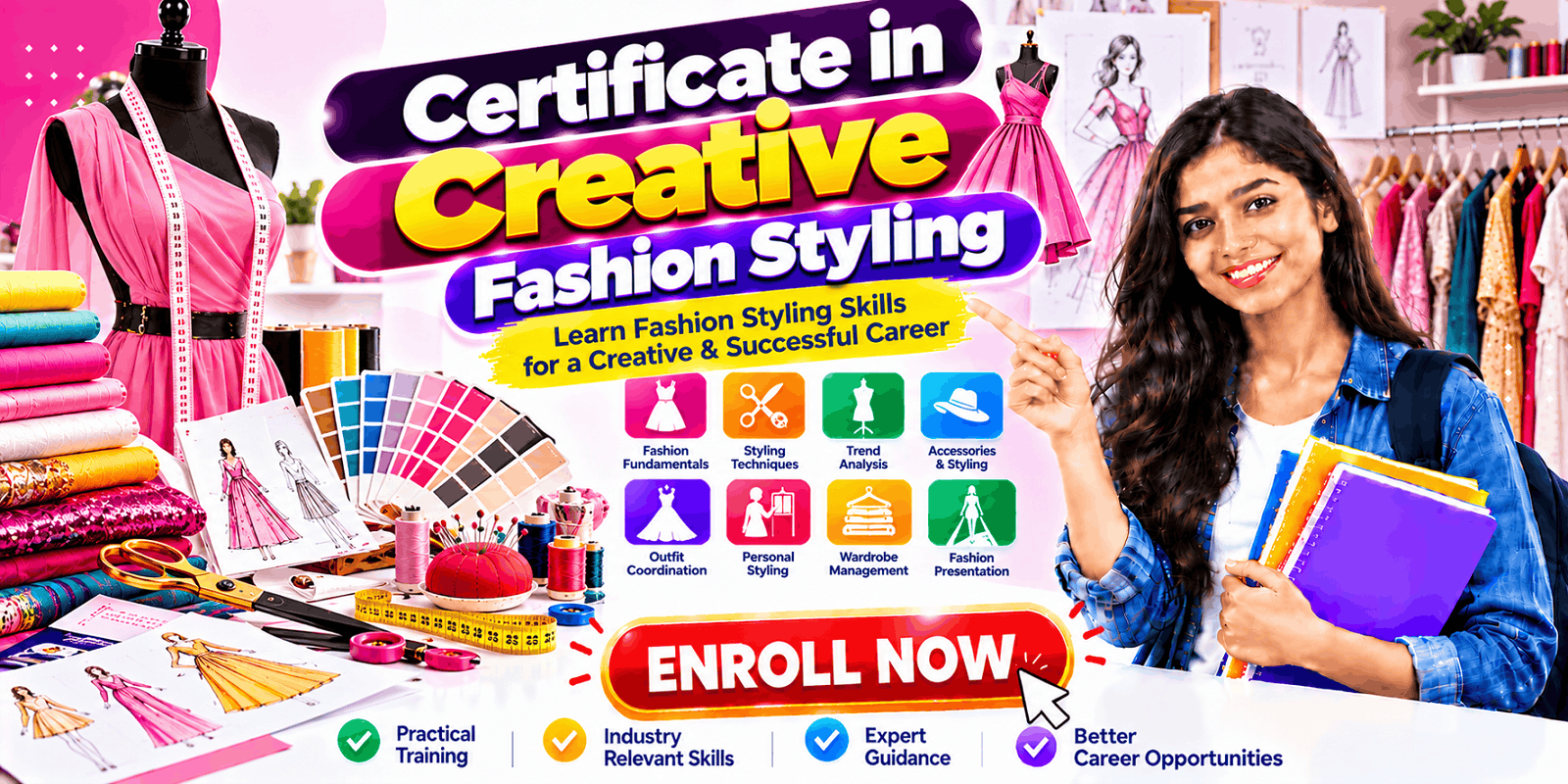 Certificate in Creative Fashion Styling