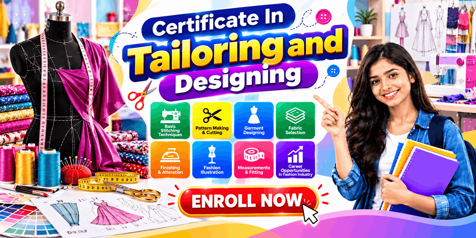 Certificate in Tailoring and Designing