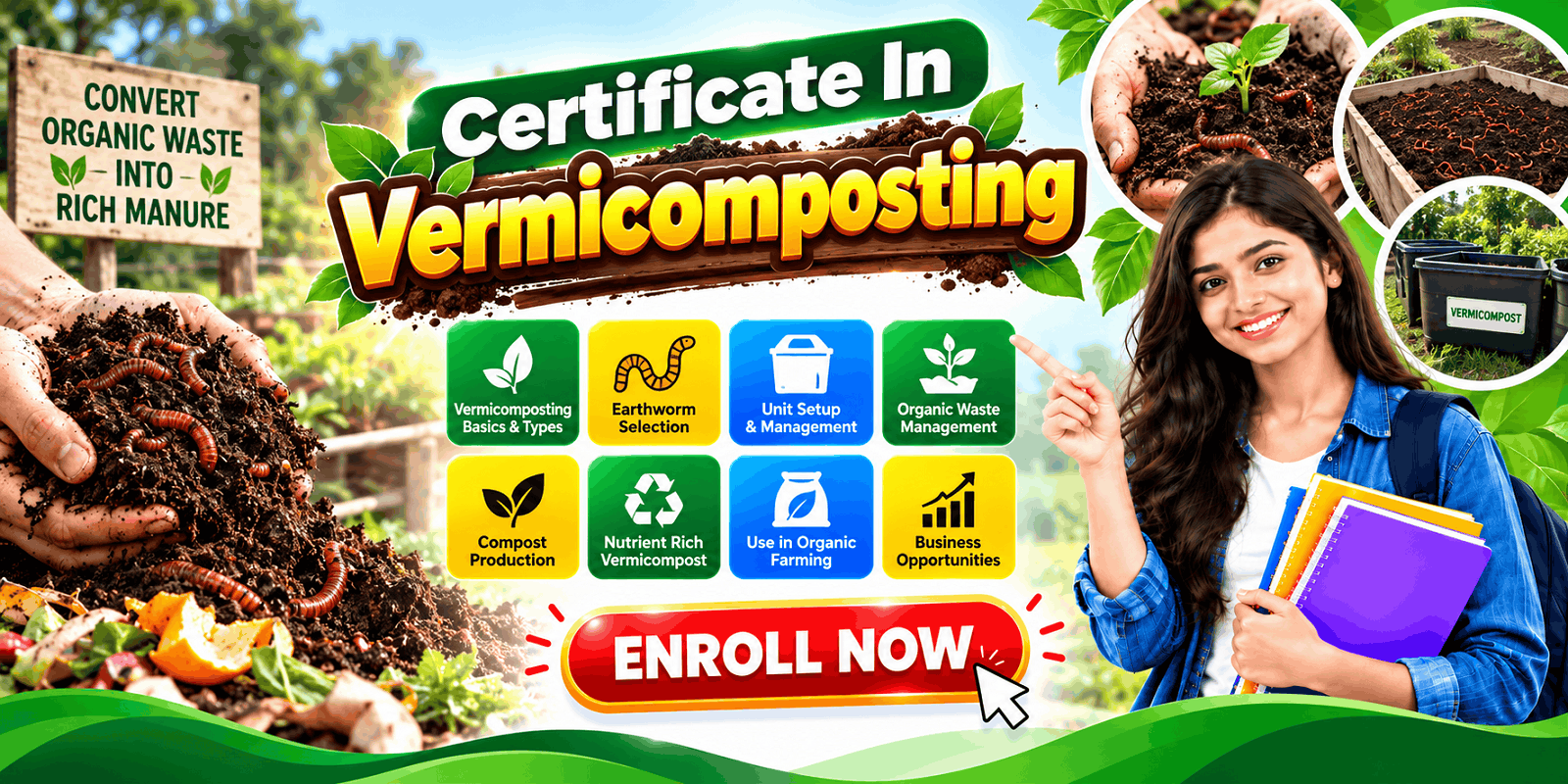 Certificate in Vermicomposting